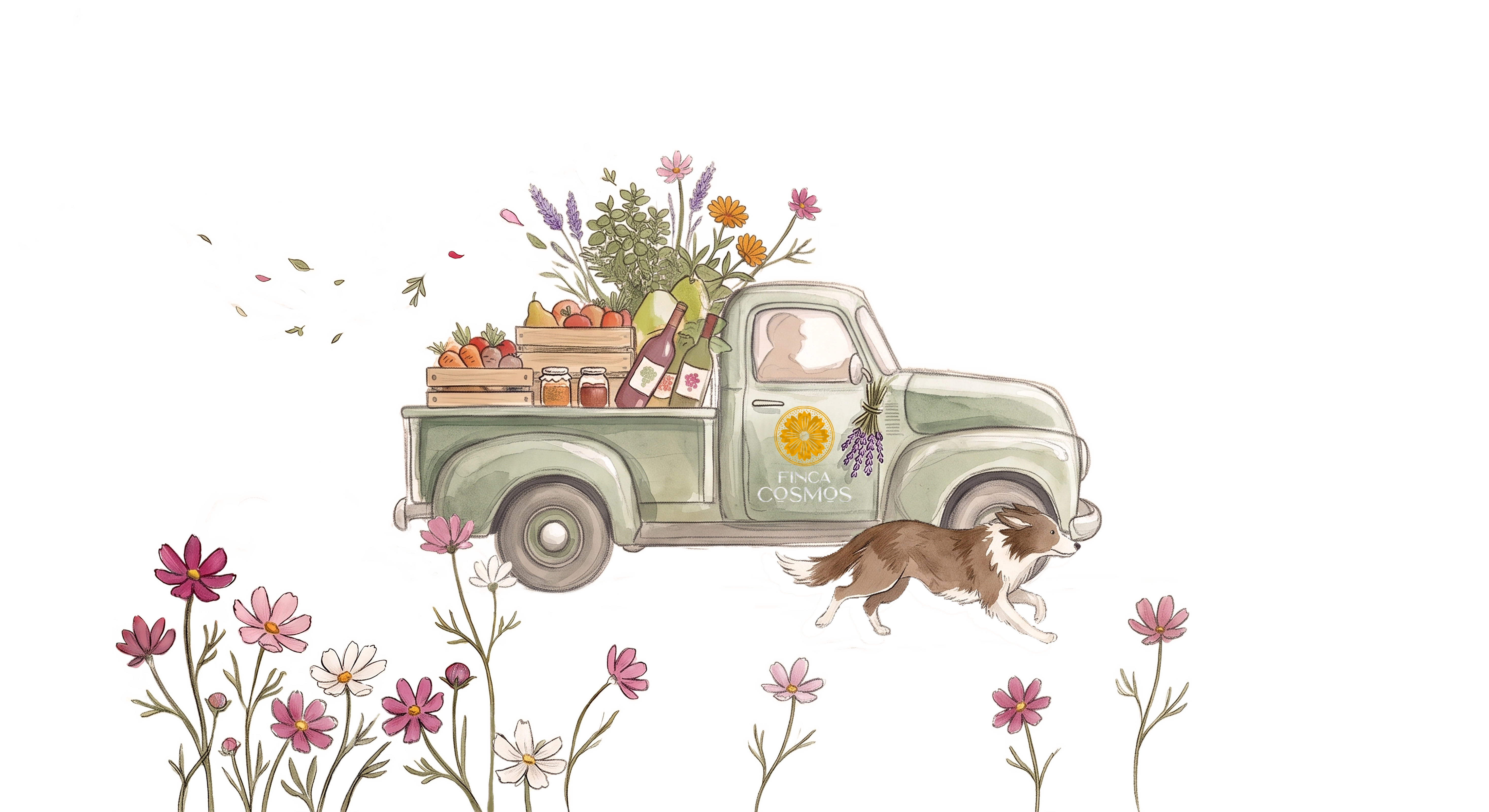 Finca Cosmos - Camioneta de Producción Biodinámica